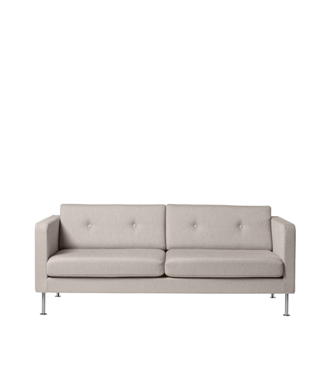 L42 Firhøj 2,5 pers. sofa i Stål Beige Grey af Unit10 