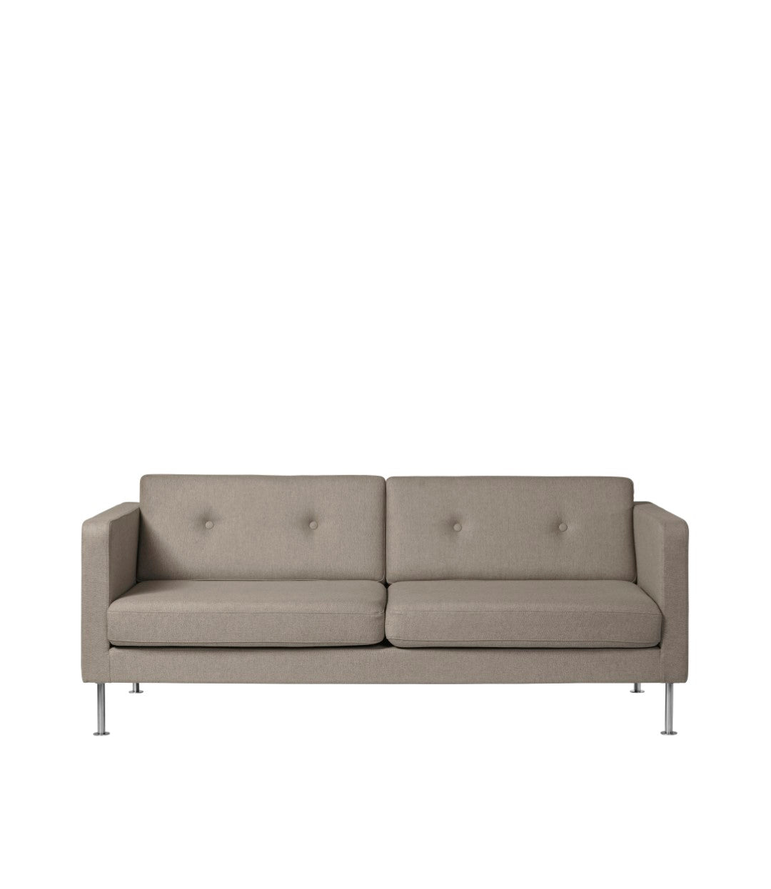 L42 Firhøj 2,5 pers. sofa i Stål Lysebrun/Beige af Unit10 