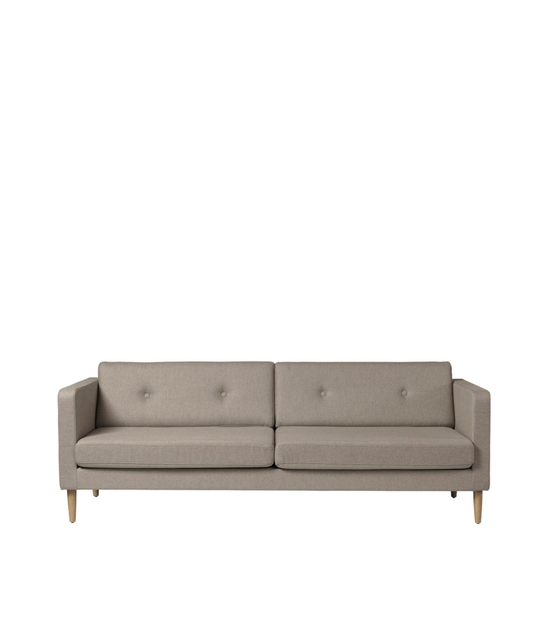 L42 Firhøj 3 pers. sofa i Eg Lysebrun/Beige af Unit10