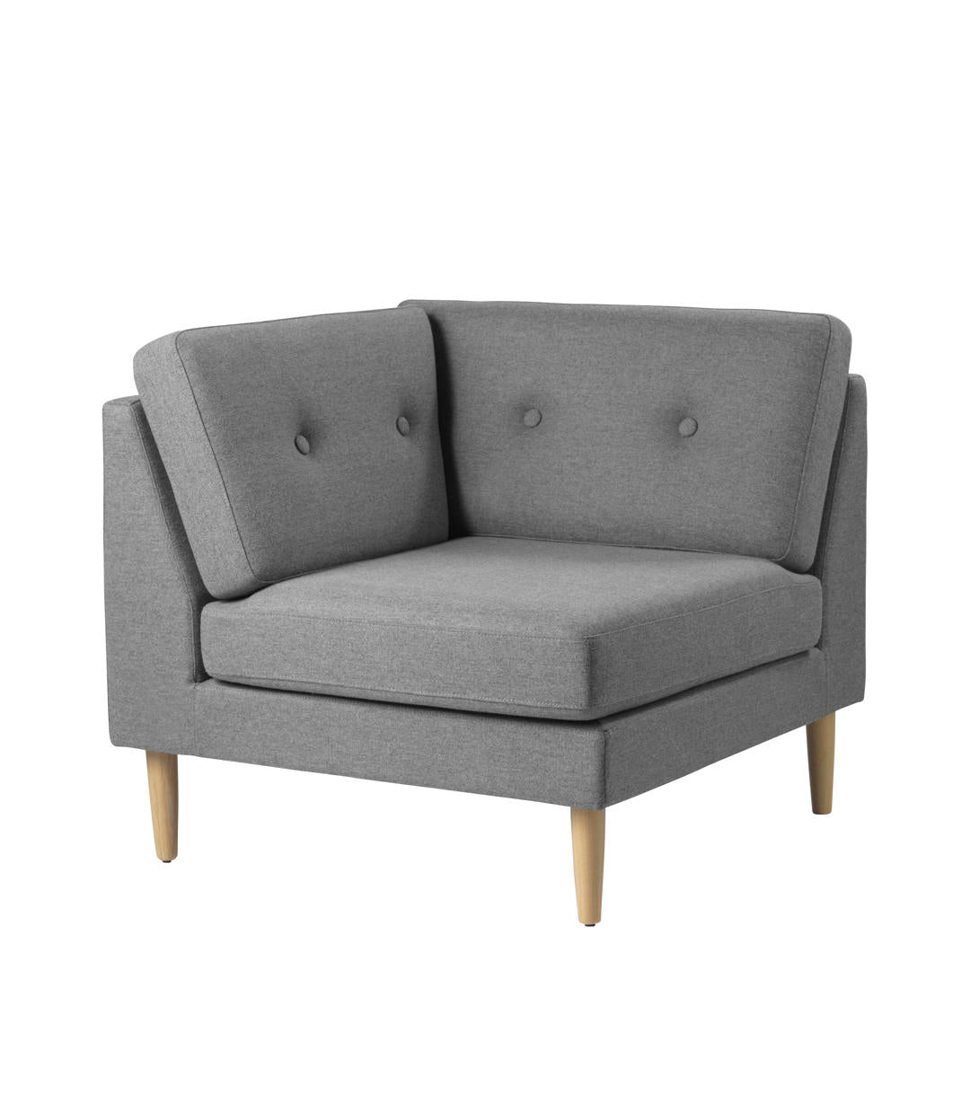 L42 Firhøj Sofa Hjørnemodul i Eg Grey af Unit10