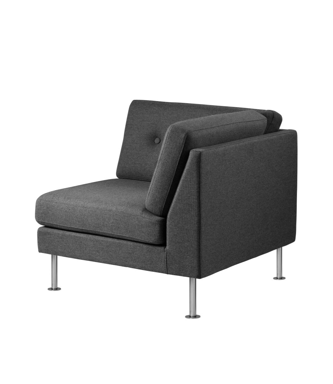 L42 Firhøj Sofa Hjørnemodul Stål Dark Grey af Unit10