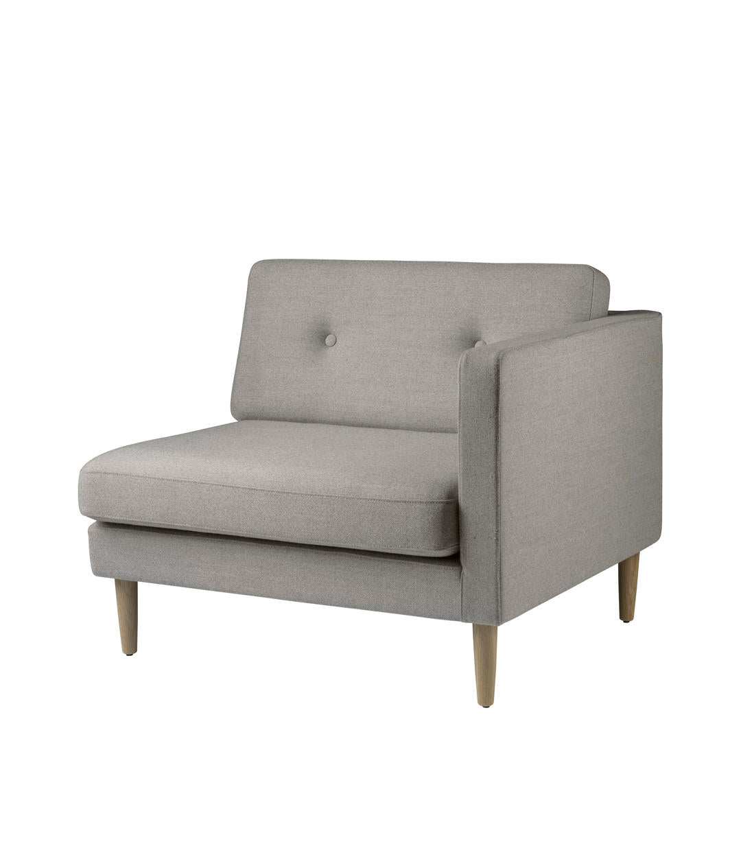 L42 Firhøj Sofa Højre modul 90 i Eg Grey Beige af Unit10