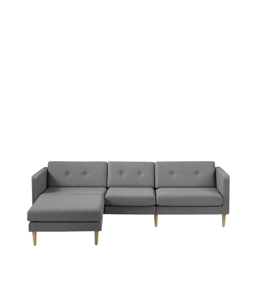 L42 Firhøj Sofa Højre modul 90 i Eg Grey af Unit10 - Kombinationer