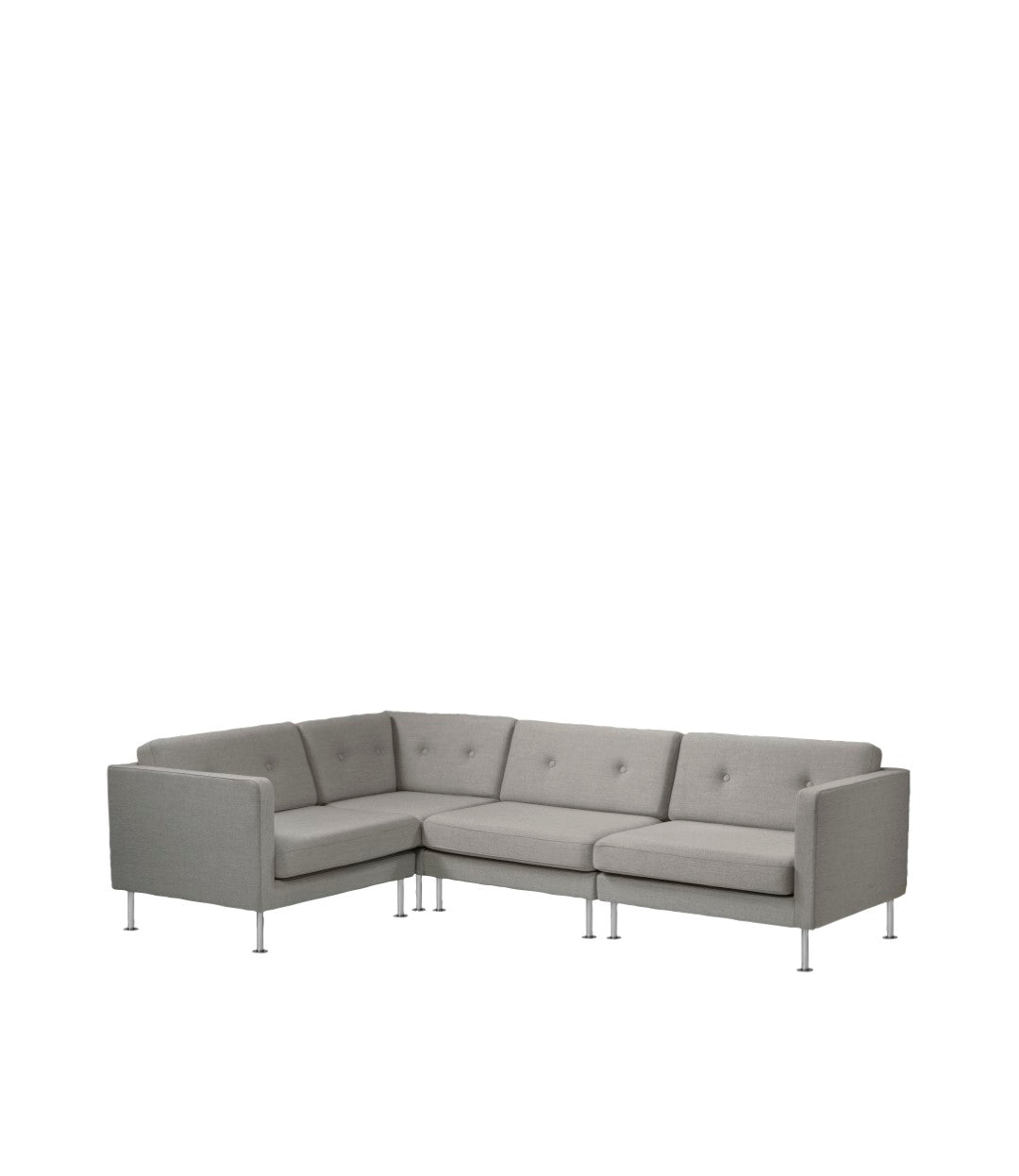 L42 Firhøj Sofa Højre modul 90 Stål Grey Beige af Unit10 - Kombinationer