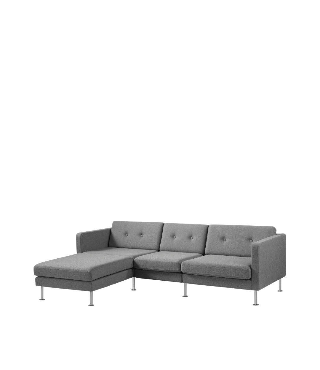 L42 Firhøj Sofa Højre modul 90 Stål Grey af Unit10 - Kombinationer